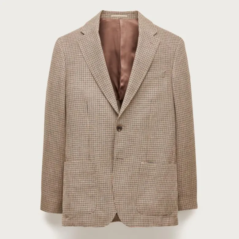 Sportcoat in English linen-wool blend