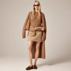 Spring Street cashmere twisted cable-knit sweater