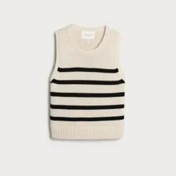 State of Cotton NYC Hayden striped crewneck sweater