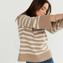State of Cotton NYC Kittery sweater in stripe