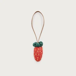 Strawberry bag charm