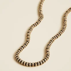 Striped crystal necklace