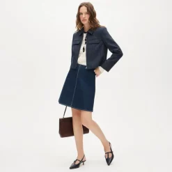 Structured jacket in Italian studio wool blend
