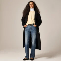 Supersoft pointelle bubble-hem cardigan