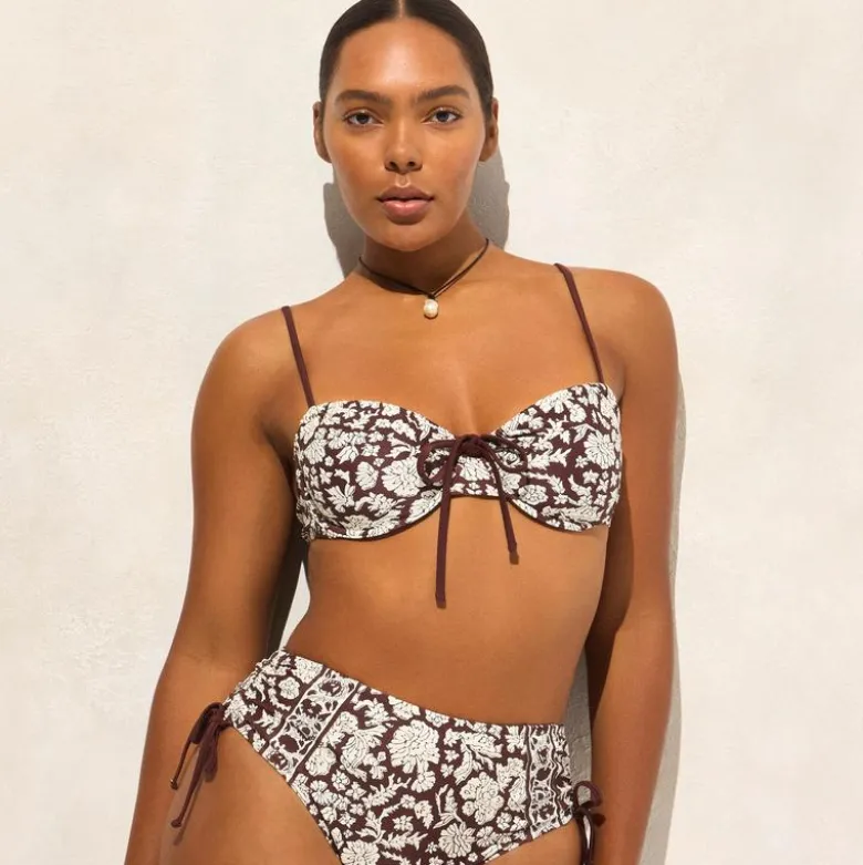 SZ Blockprints™ X J.Crew underwire bikini top