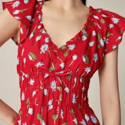 Tall Palermo dress in ramie