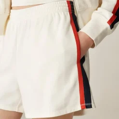 Terry boxer short with stripes