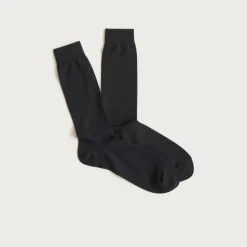 Textured jacquard dress socks