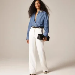 Étienne oversized shirt in embellished lightweight oxford