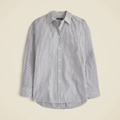 Étienne oversized shirt in striped lightweight oxford