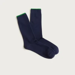 Tipped jersey socks