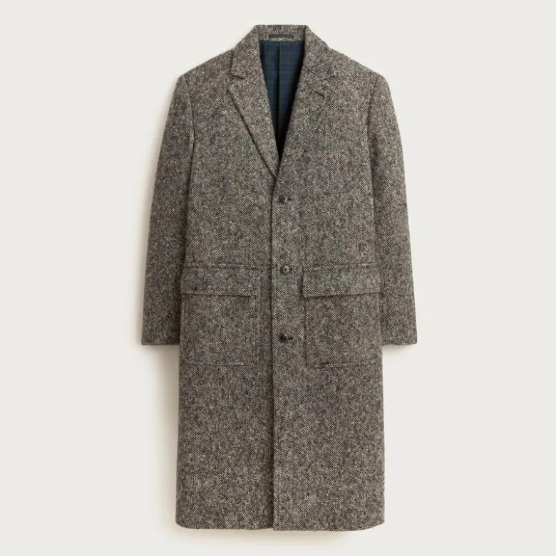 Topcoat in Irish wool