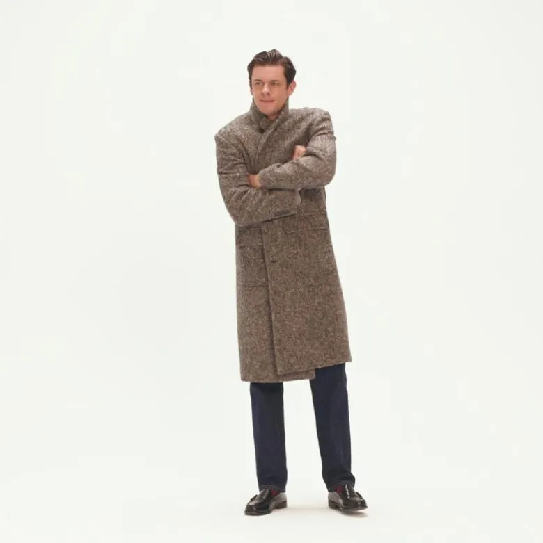 Topcoat in Irish wool