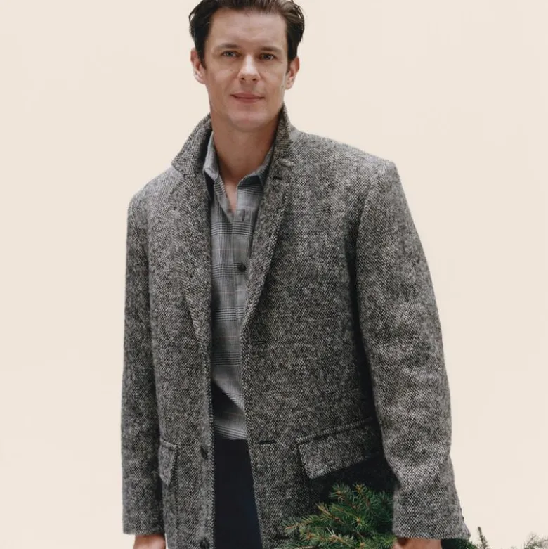 Topcoat in Irish wool