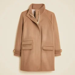 Toscana coat in drapey wool blend