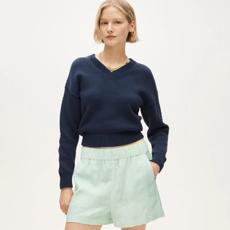 Tropez short in linen