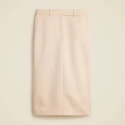 Trouser pencil skirt in duchesse satin
