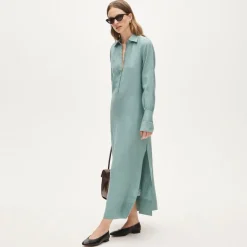 Tunic dress in linen