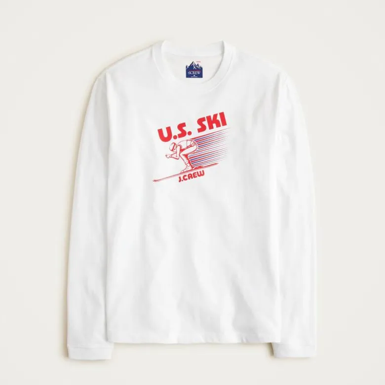 U.S. Ski & Snowboard by J.Crew long-sleeve premium-weight graphic T-shirt