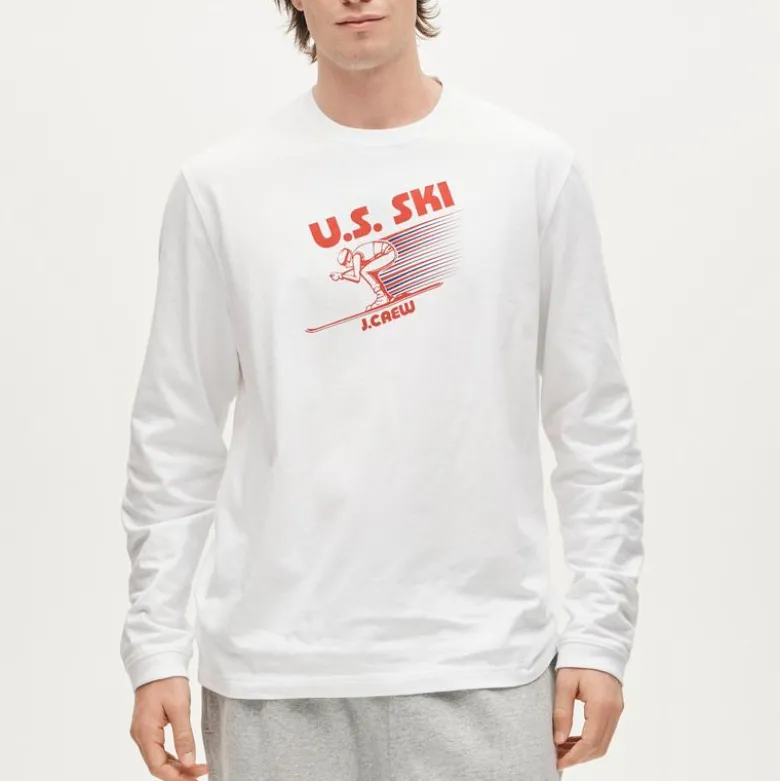 U.S. Ski & Snowboard by J.Crew long-sleeve premium-weight graphic T-shirt