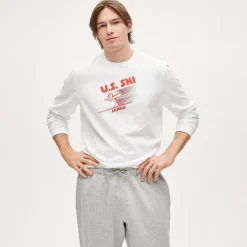 U.S. Ski & Snowboard by J.Crew long-sleeve premium-weight graphic T-shirt