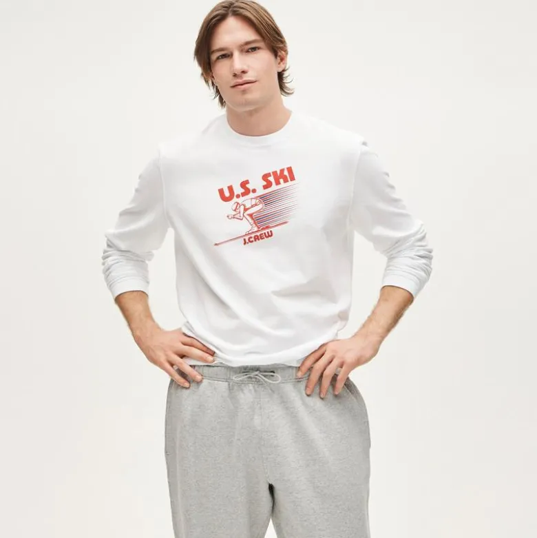 U.S. Ski & Snowboard by J.Crew long-sleeve premium-weight graphic T-shirt