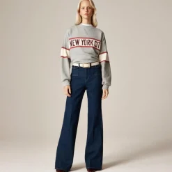 Vintage flare jean with flap pockets