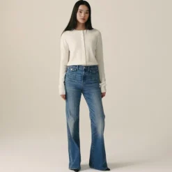 Vintage flare jean with flap pockets
