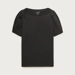 Vintage jersey puff-sleeve T-shirt