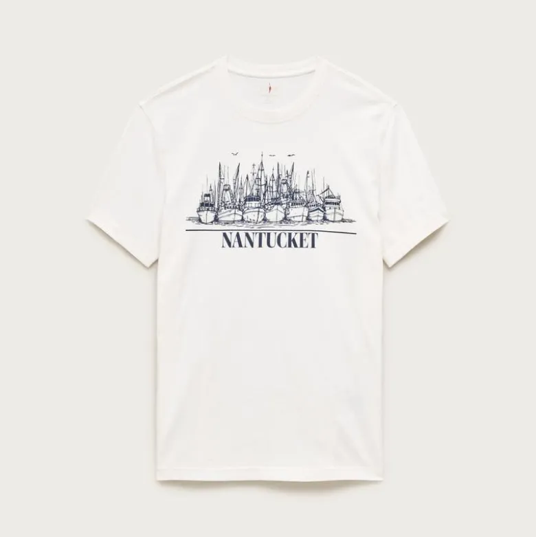 Vintage-wash cotton graphic T-shirt