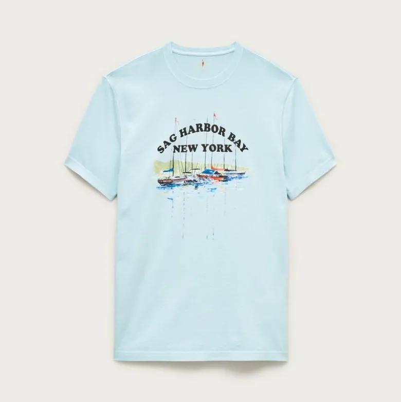 Vintage-wash cotton graphic T-shirt