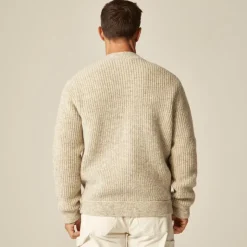 Wallace & Barnes baseball cardigan in English wool