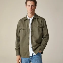 Wallace & Barnes cotton herringbone workshirt