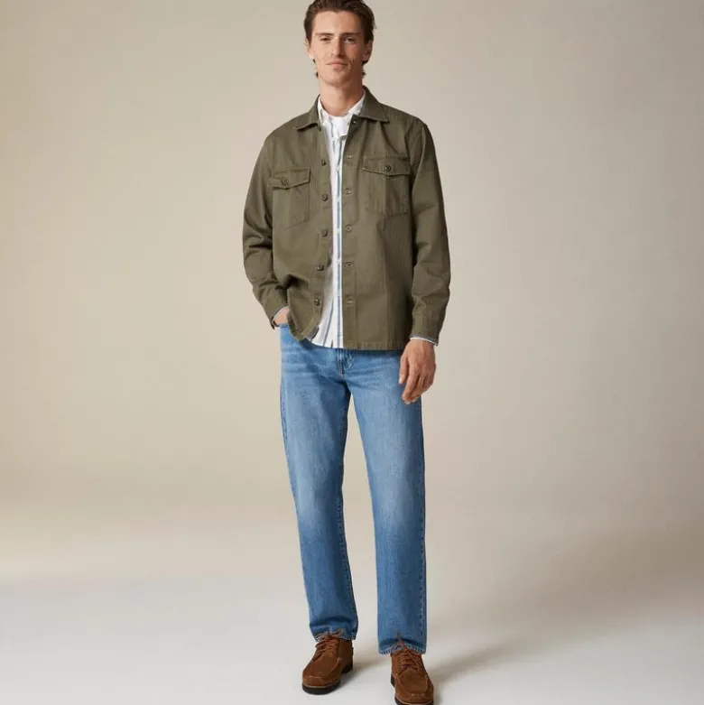 Wallace & Barnes cotton herringbone workshirt