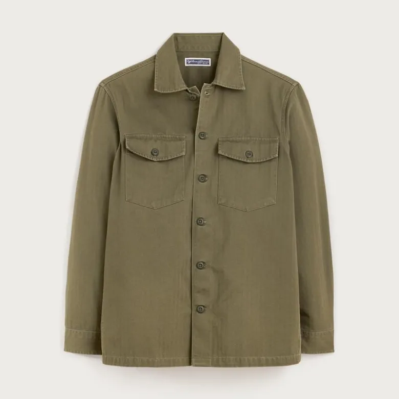 Wallace & Barnes cotton herringbone workshirt