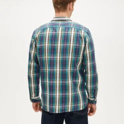 Wallace & Barnes cotton twill workshirt in plaid