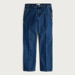 Wallace & Barnes creased slant-pocket jean in Japanese selvedge denim