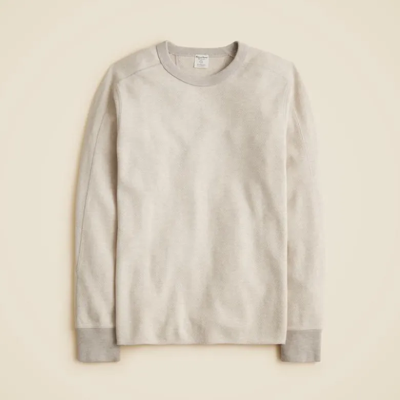 Wallace & Barnes honeycomb thermal crewneck