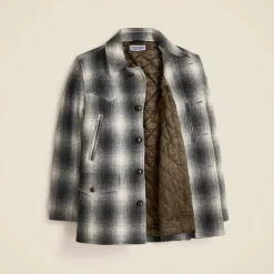 Wallace & Barnes wool-blend western peacoat
