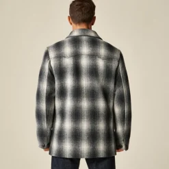 Wallace & Barnes wool-blend western peacoat
