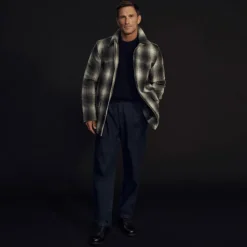 Wallace & Barnes wool-blend western peacoat
