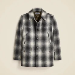 Wallace & Barnes wool-blend western peacoat