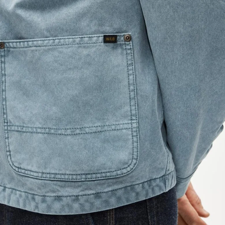 Wallace & Barnes zip-front chore jacket