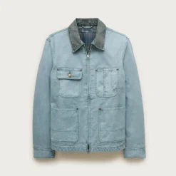 Wallace & Barnes zip-front chore jacket