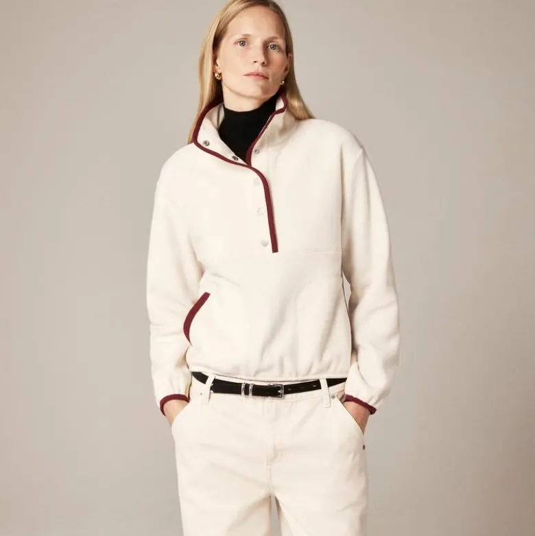 Warm-up fleece pullover