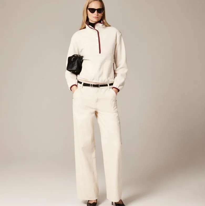 Warm-up fleece pullover