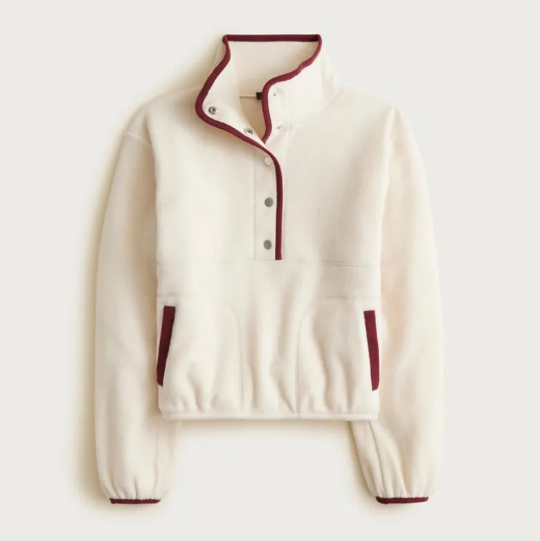 Warm-up fleece pullover