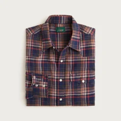 Western shirt in Indian madras plaid