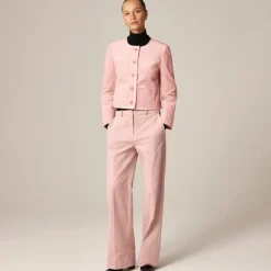 Wide-leg trouser in stretch corduroy