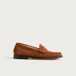 Winona penny loafers in suede